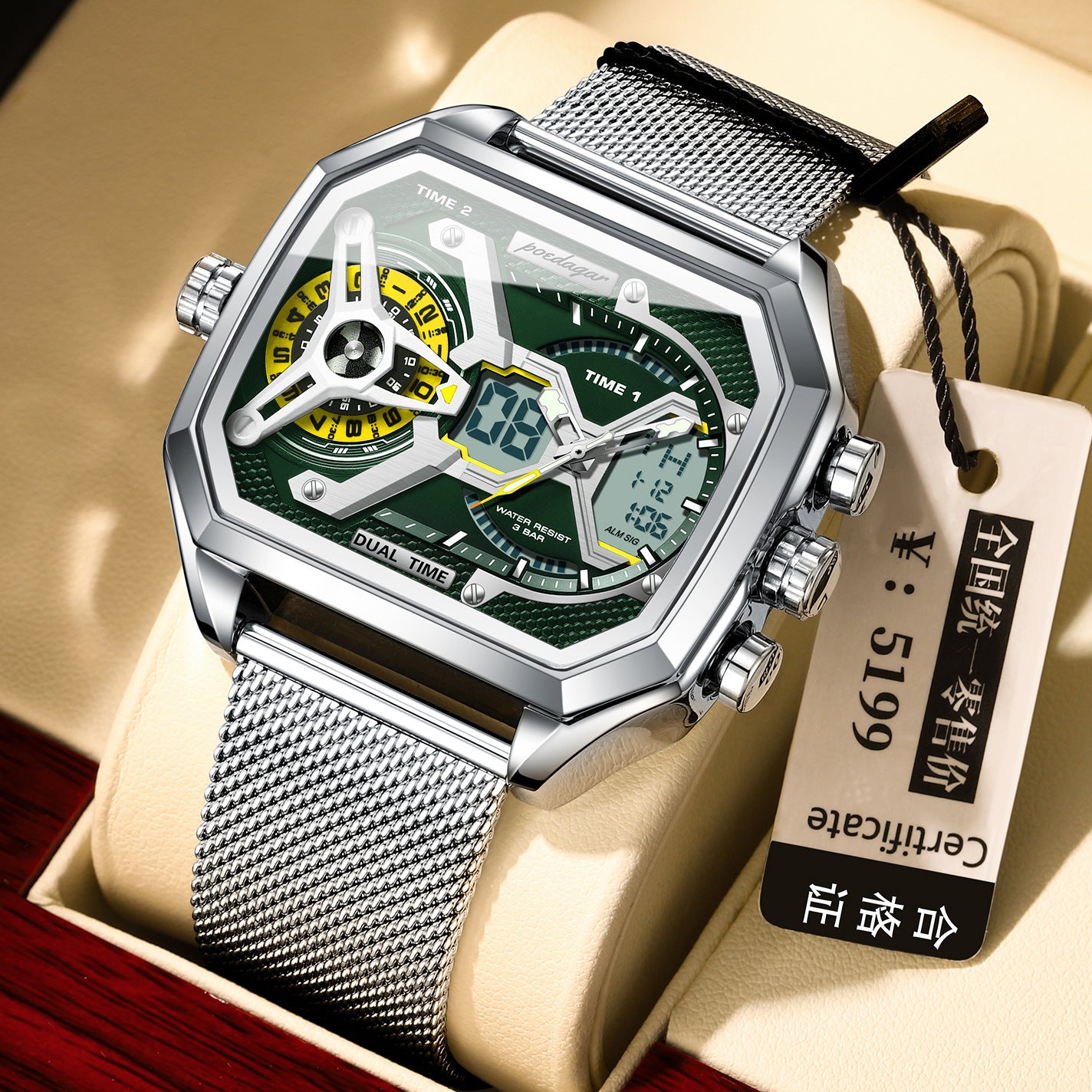 Multifunctional Waterproof Luminous New Men's Watch